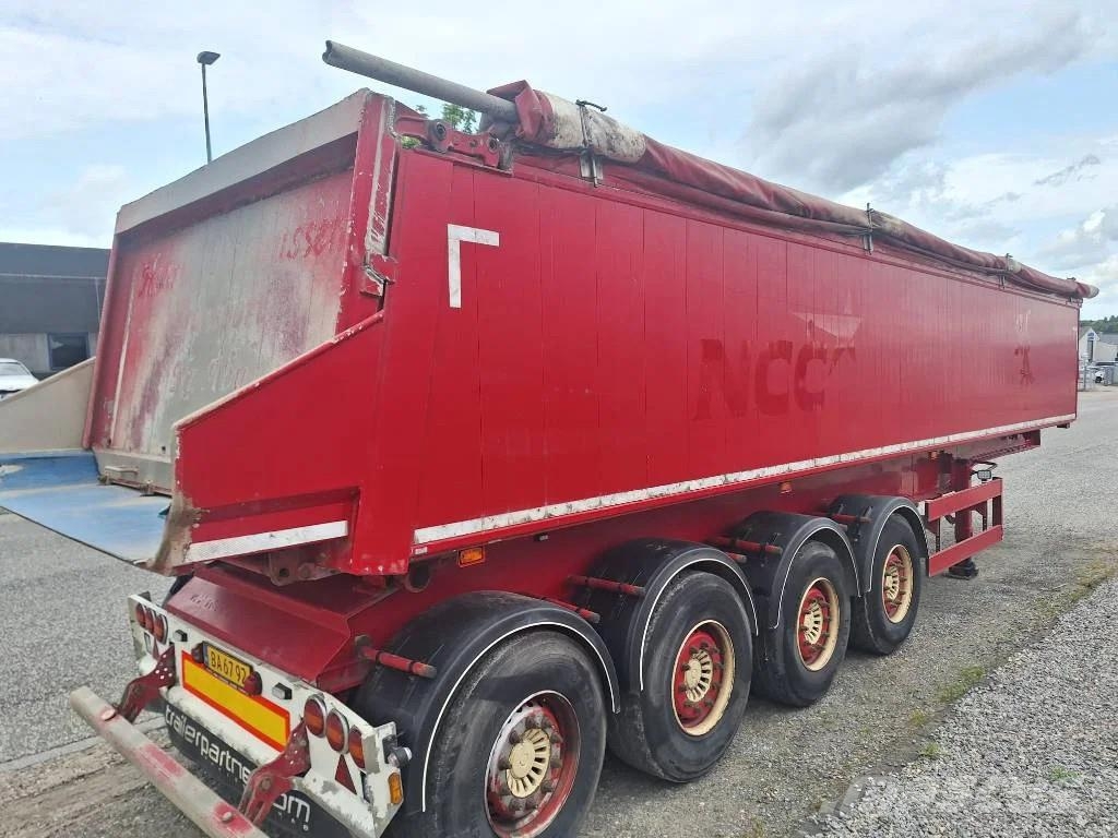 Benalu 4 akslet 36 m3 tiptrailer Semi-trailer med tip