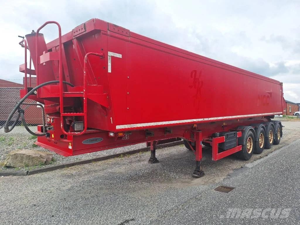 Benalu 4 akslet 36 m3 tiptrailer Semi-trailer med tip