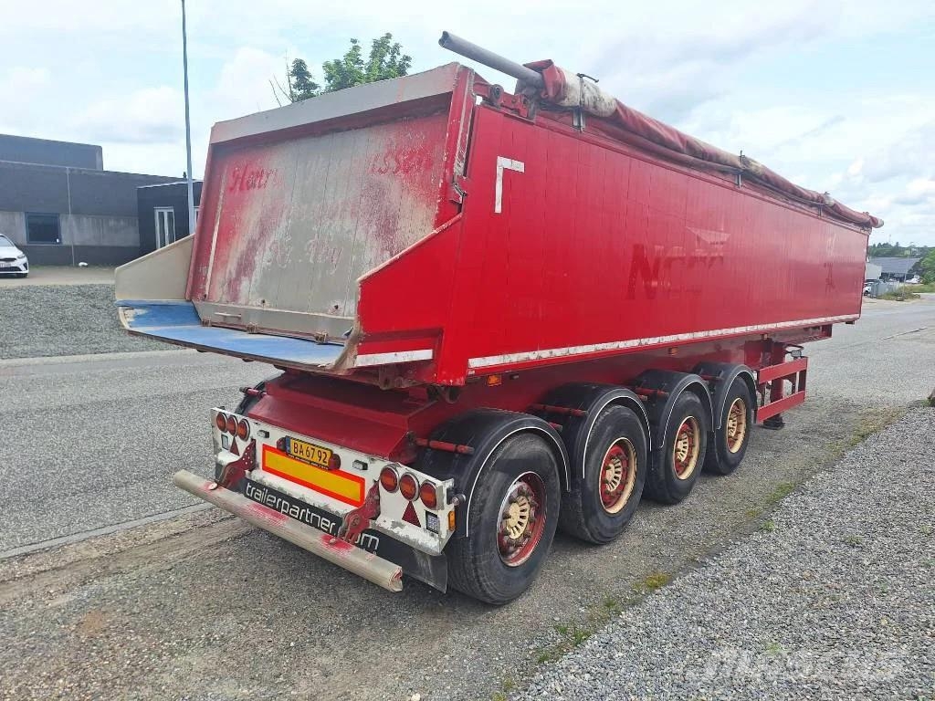 Benalu 4 akslet 36 m3 tiptrailer Semi-trailer med tip