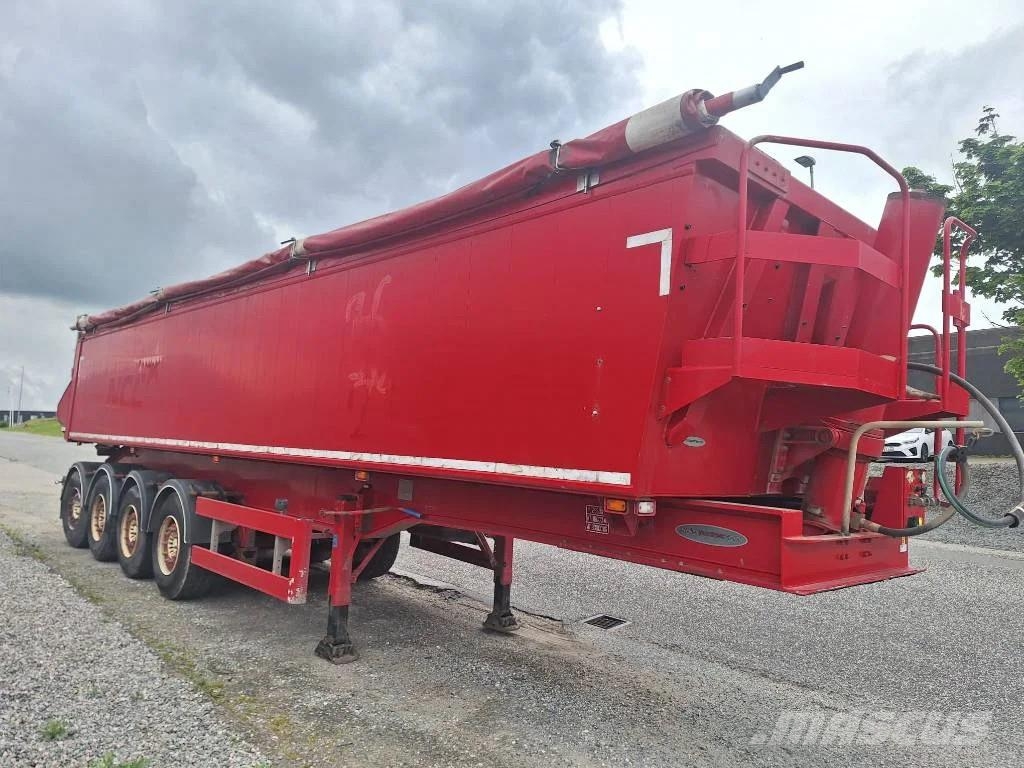 Benalu 4 akslet 36 m3 tiptrailer Semi-trailer med tip