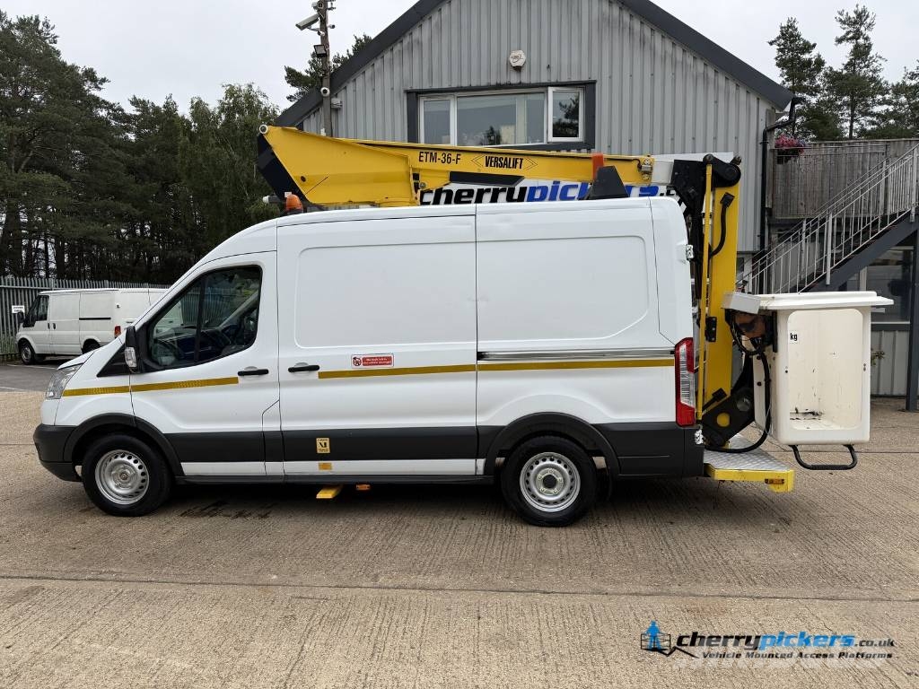 Ford Transit Versalift ETM 36 Cherry Picker المنصات الهوائية المثبتة على شاحنة