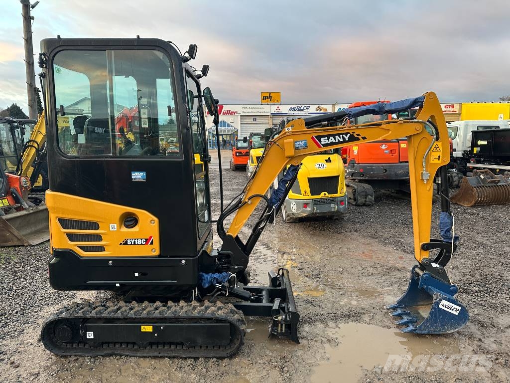 Sany SY 18 C Minibagger 19.900 EUR Mini excavatoare < 7t