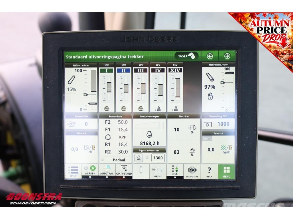 John Deere 6155R 8.168 uur BY 2018 الجرارات