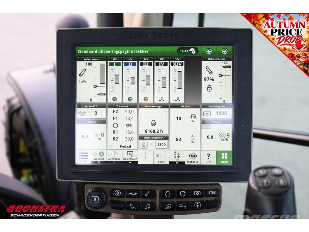 John Deere 6155R 8.168 uur BY 2018 الجرارات