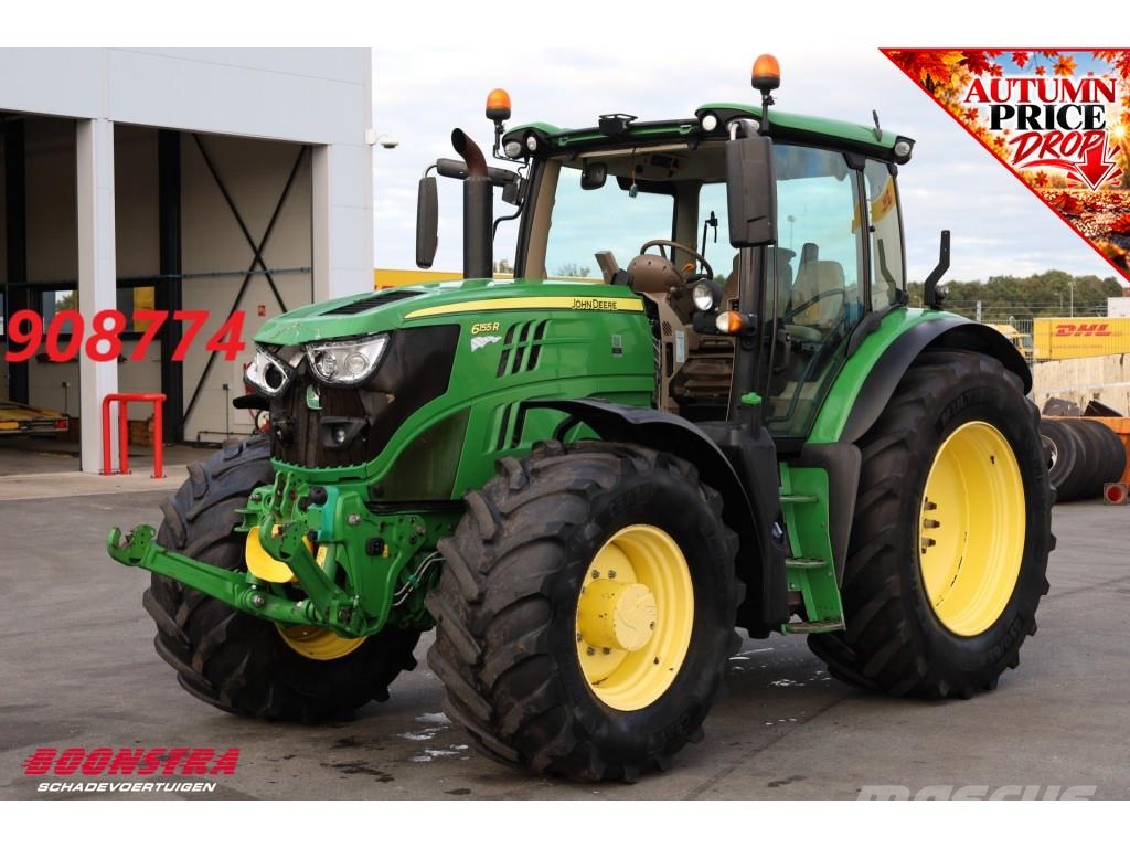 John Deere 6155R 8.168 uur BY 2018 الجرارات