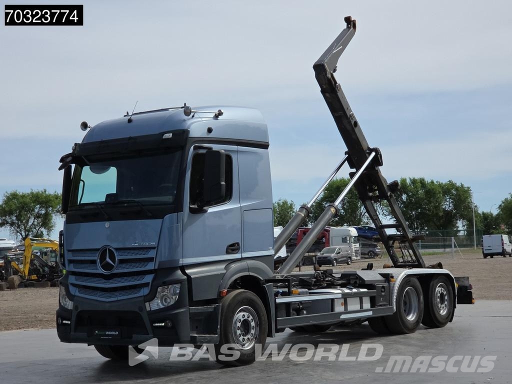 Mercedes-Benz Actros 2648 Actros 6X2 Portacontenedores Meiller R Vinçli kamyonlar