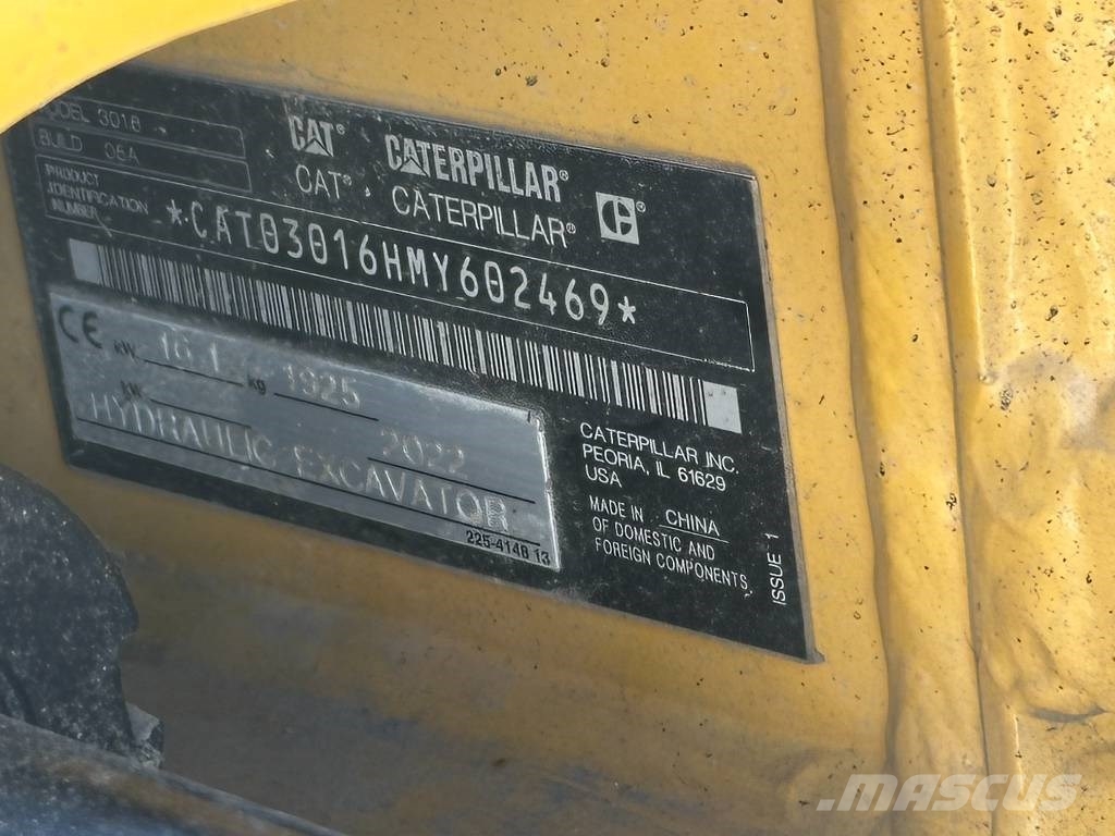 CAT 301.6 Mini ekskavatoriai < 7 t