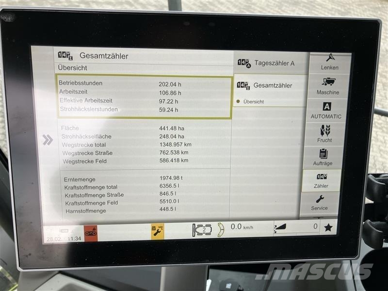 CLAAS Trion 750 TT Cosechadoras combinadas