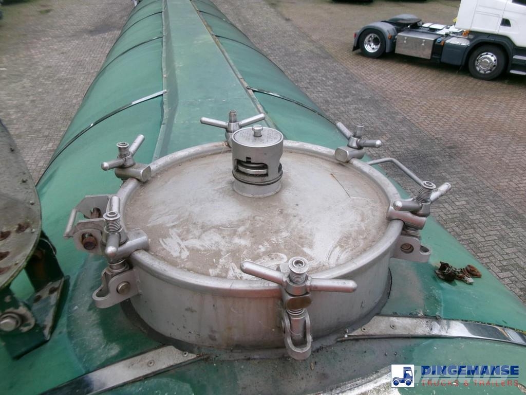 Melton Food tank inox 25 m3 / 1 comp Poluprikolice cisterne