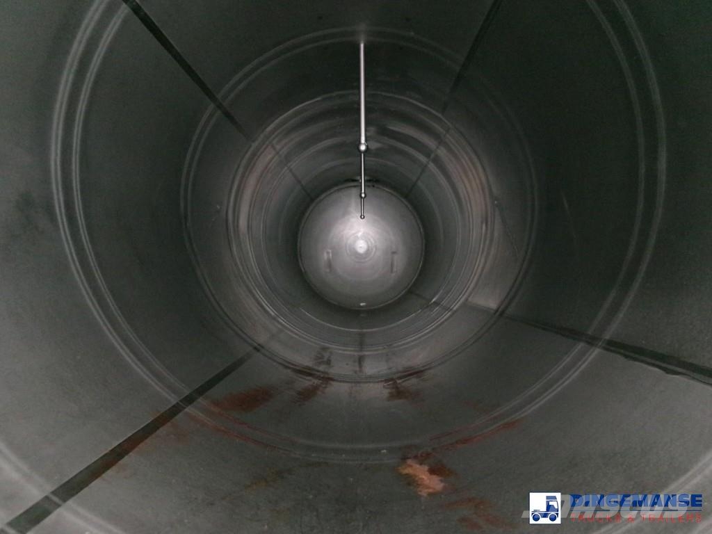 Melton Food tank inox 25 m3 / 1 comp Poluprikolice cisterne