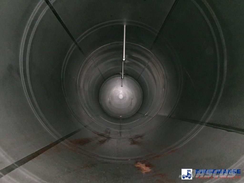 Melton Food tank inox 25 m3 / 1 comp Poluprikolice cisterne