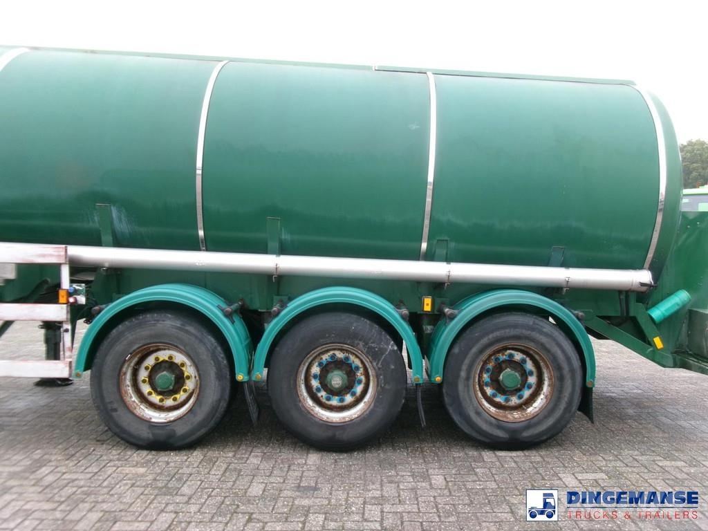 Melton Food tank inox 25 m3 / 1 comp Poluprikolice cisterne