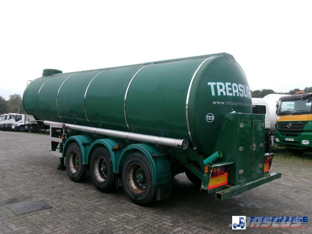 Melton Food tank inox 25 m3 / 1 comp Poluprikolice cisterne