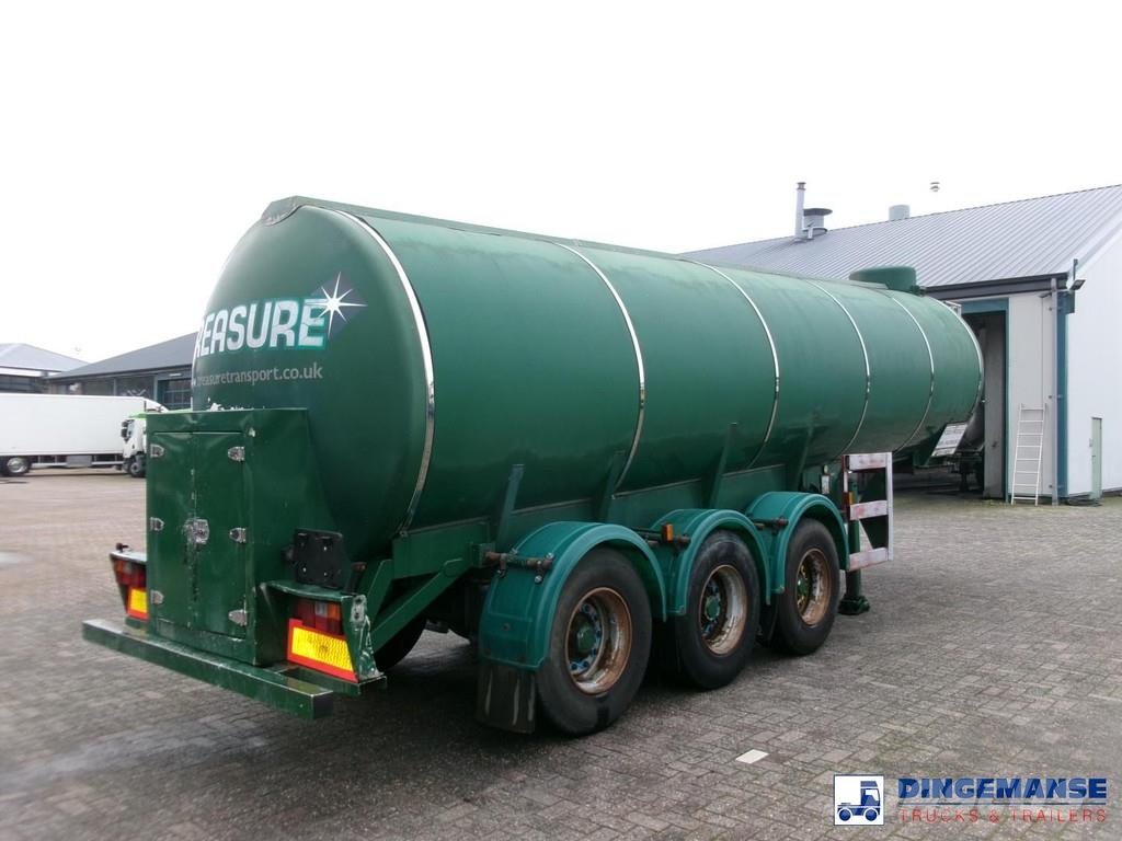 Melton Food tank inox 25 m3 / 1 comp Poluprikolice cisterne