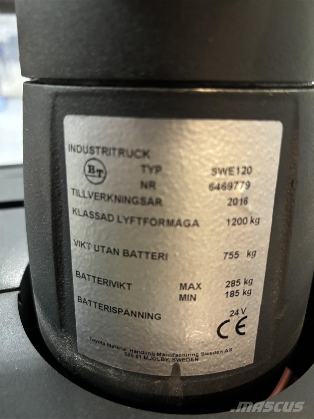 Toyota SWE120 Selbstfahrstapler