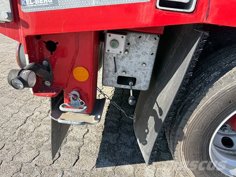 Kel-Berg 4 axle Plant trailer / Baumaschinenanhänger Platformos / Pakrovimas iš šono