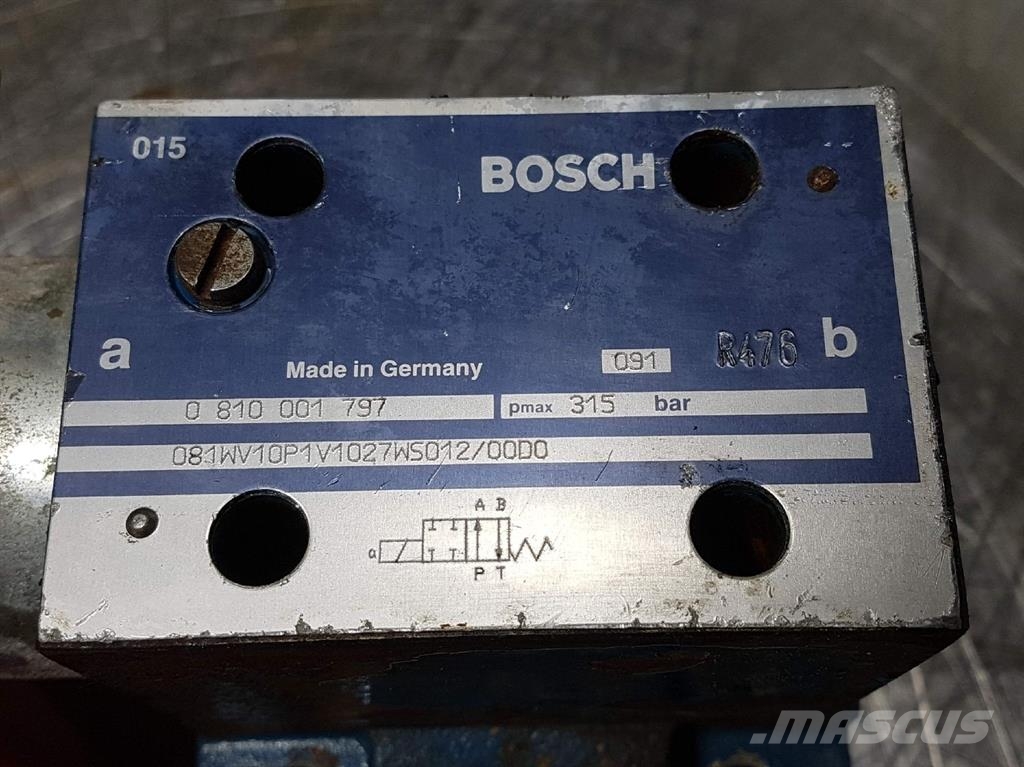 Manitou MT1233ST-Bosch 081WV10P1V1027-NG10 4/2 Valve 12V Hidráulicos