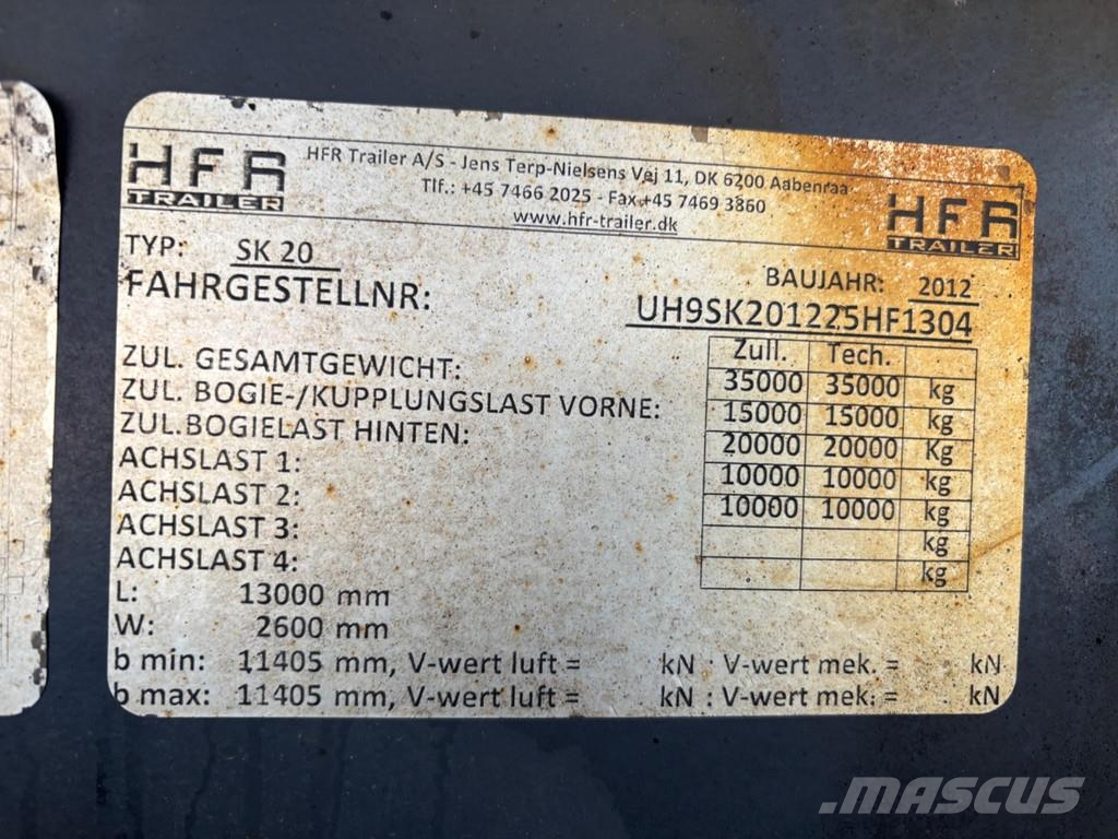 HFR 2CT CARRIER VECTOR 1850Mt Frigofrik çekiciler