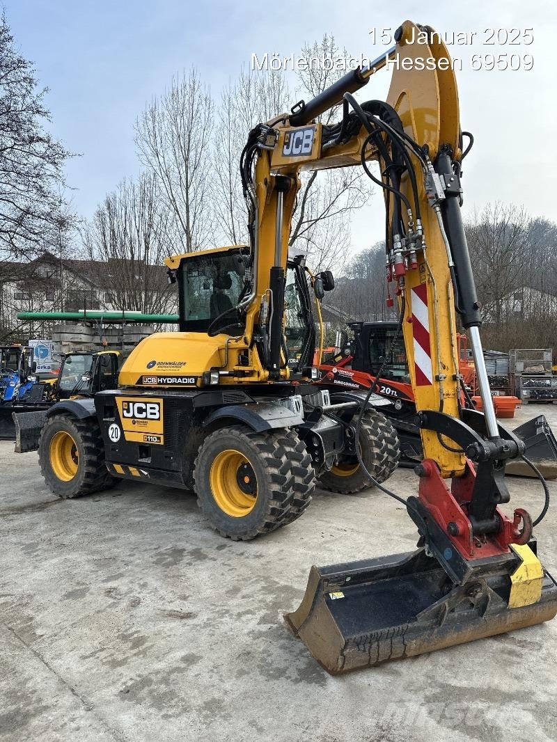 JCB HydraDig 110W Wielgraafmachines