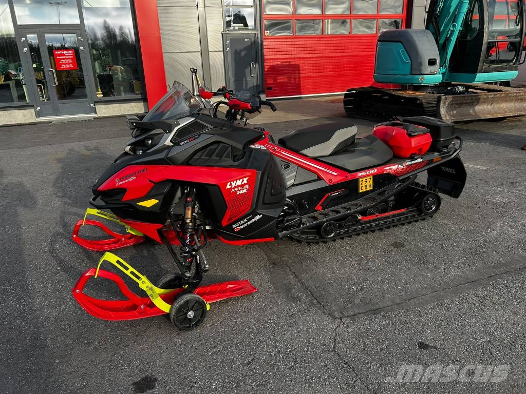 Lynx Rave 600R e-tec 3500 /Laukut, Lisävalo, Hieno! Снігоходи