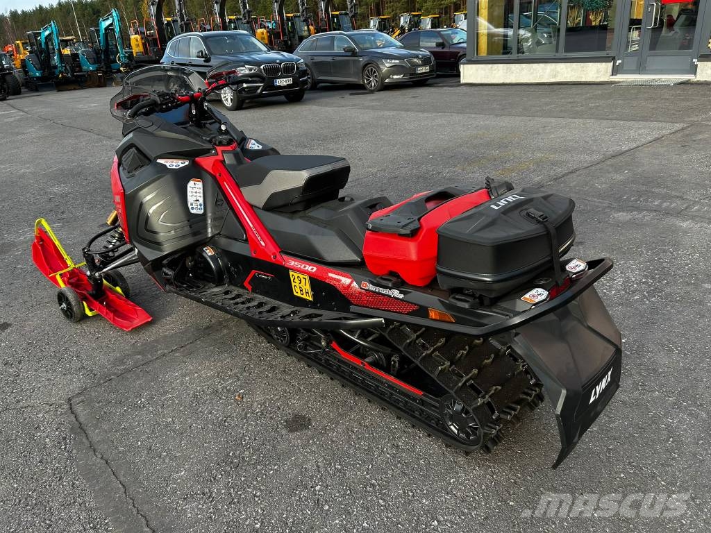 Lynx Rave 600R e-tec 3500 /Laukut, Lisävalo, Hieno! Снігоходи