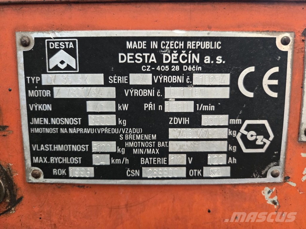 Desta DV 35 BK Diesel forklifts