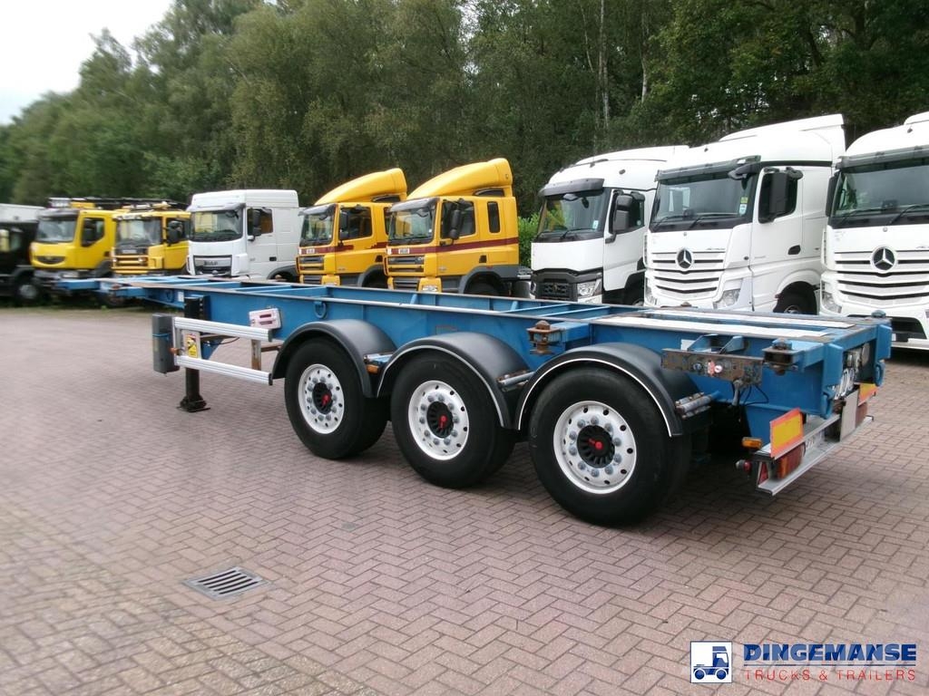 Asca 3-axle container trailer 20-30 ft + ADR Konténerkeret / Konténeremelő félpótkocsik