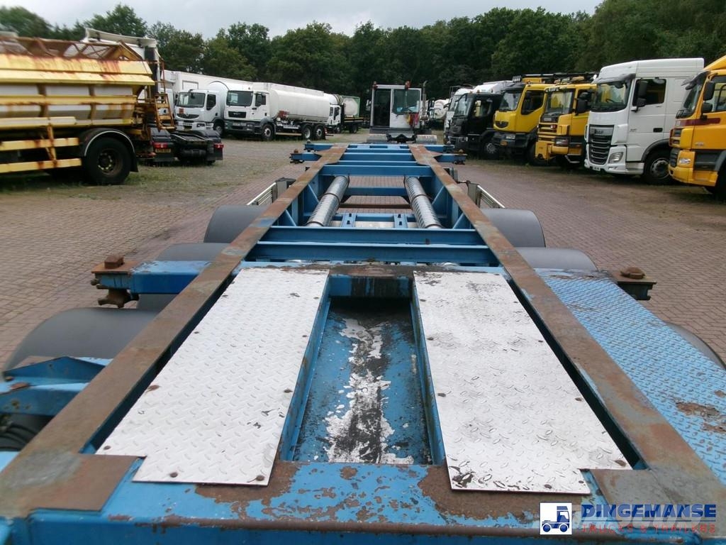 Asca 3-axle container trailer 20-30 ft + ADR Konténerkeret / Konténeremelő félpótkocsik