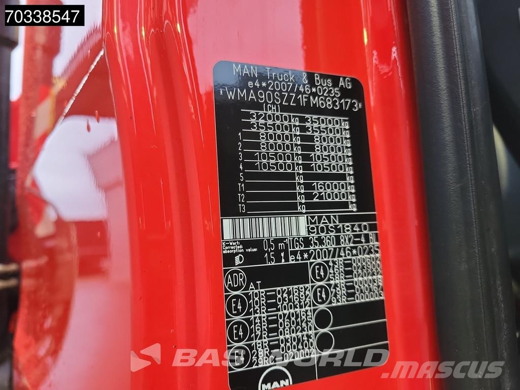MAN TGS 35.360 8X2 FASSI F165A.2.22 E DYNAMIC Crane Hy Oprijwagen