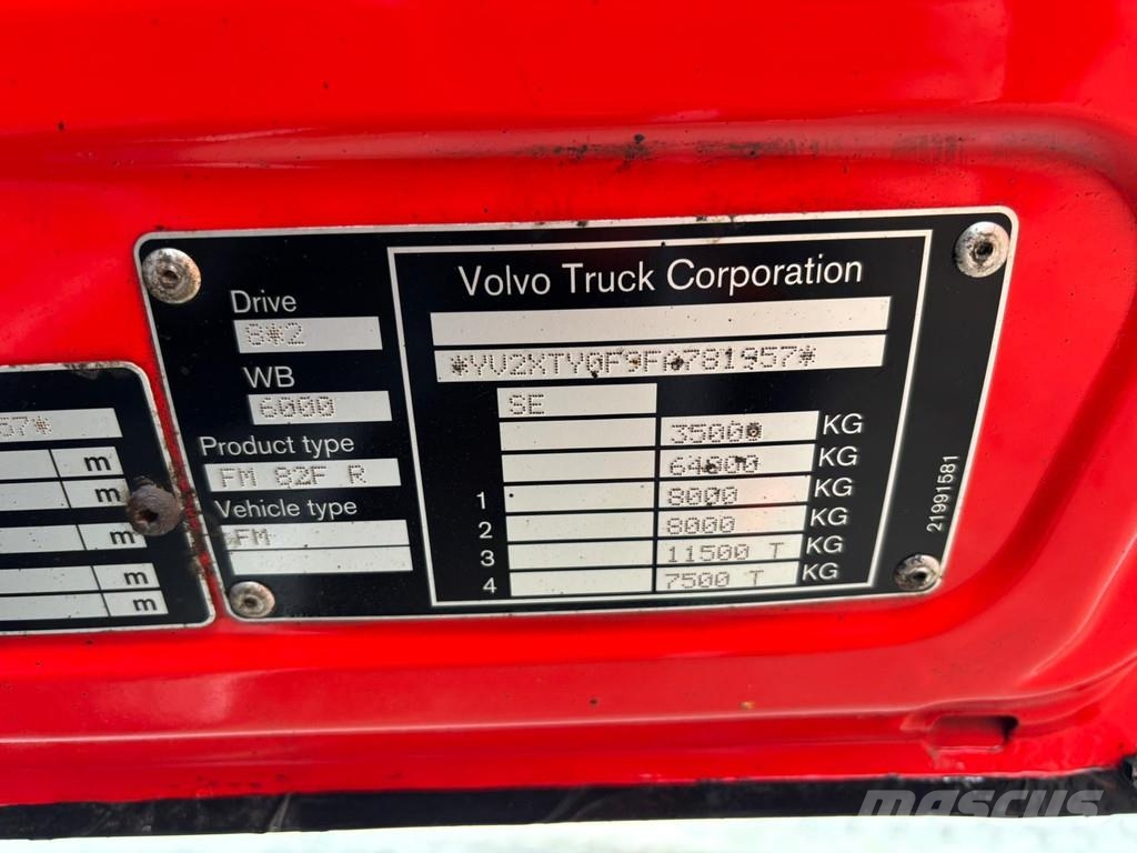 Volvo FM 460 8x2*6 PK 26002 + JIB / BOX L=5556 mm Truck mounted cranes