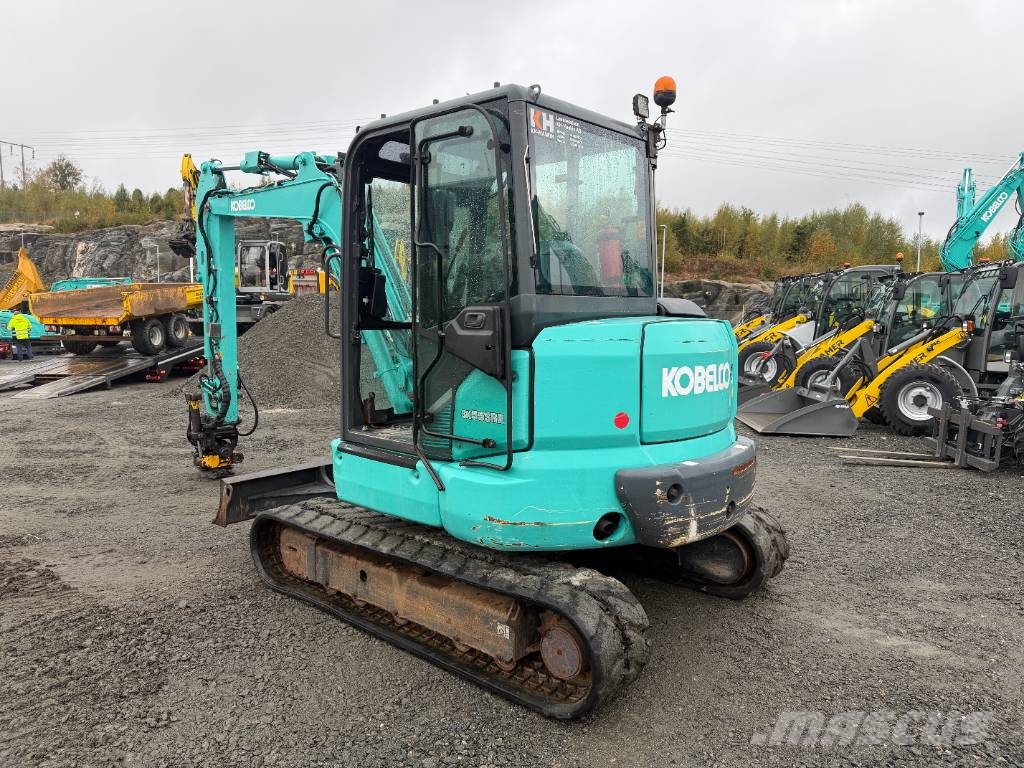 Kobelco SK 55 SRX-6 - RT & 3 skopor Mini bagri <7t