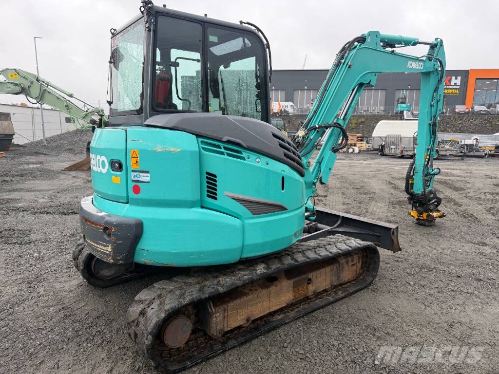 Kobelco SK 55 SRX-6 - RT & 3 skopor Mini bagri <7t