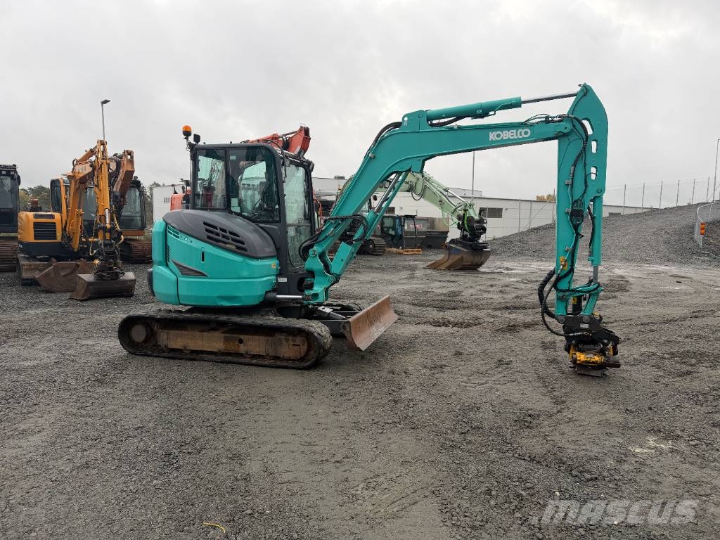 Kobelco SK 55 SRX-6 - RT & 3 skopor Mini bagri <7t