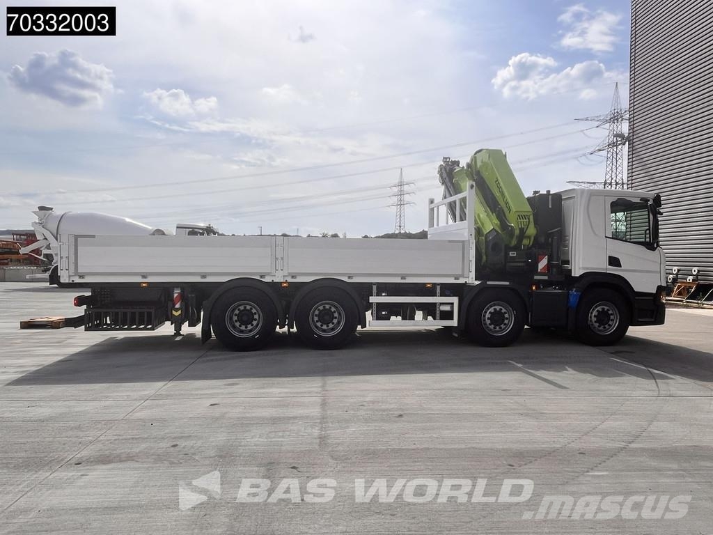Scania P500 8X4 NEW! Zoomlion ZLK7600V803-2 Crane Kran Re Tovornjaki s kesonom/platojem
