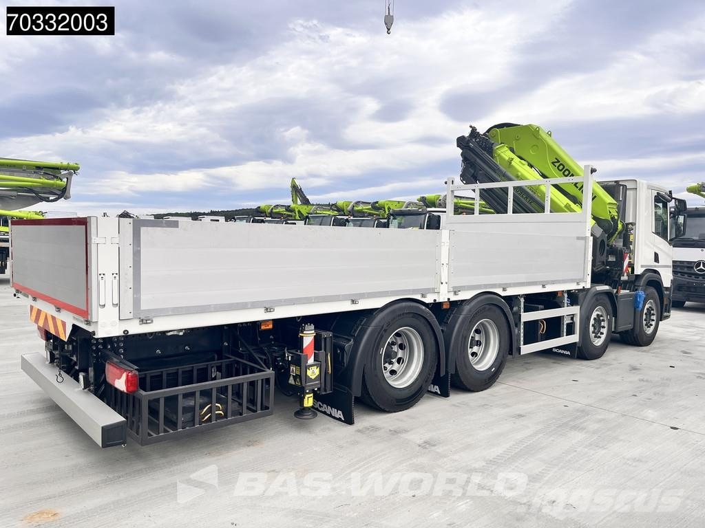 Scania P500 8X4 NEW! Zoomlion ZLK7600V803-2 Crane Kran Re Tovornjaki s kesonom/platojem