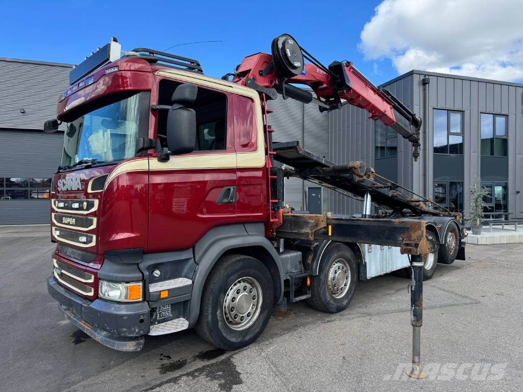Scania R490 8x2*6 Euro 6 Hejs / Kran HMF 3220 K6 Camiones grúa
