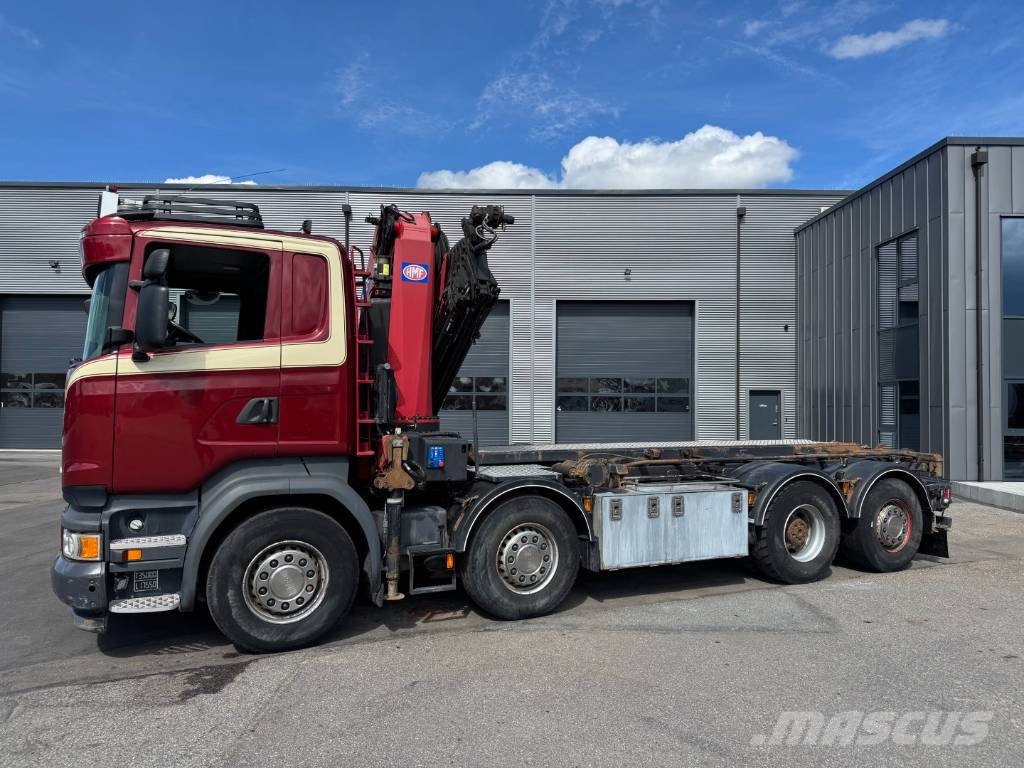 Scania R490 8x2*6 Euro 6 Hejs / Kran HMF 3220 K6 Camiones grúa