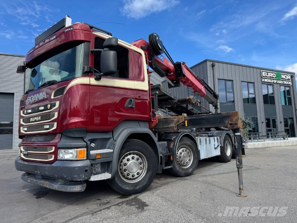 Scania R490 8x2*6 Euro 6 Hejs / Kran HMF 3220 K6 Camiones grúa