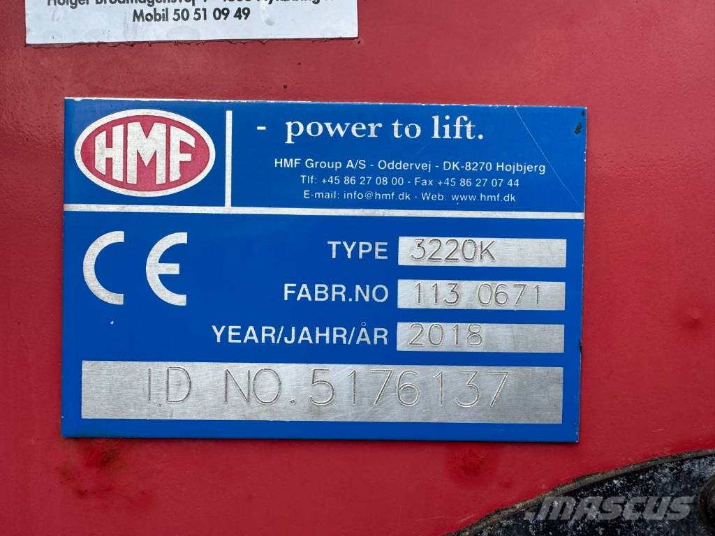 Scania R490 8x2*6 Euro 6 Hejs / Kran HMF 3220 K6 Camiones grúa