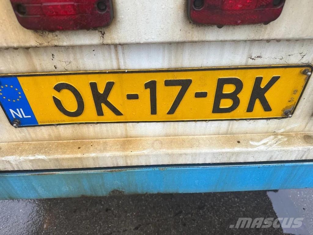 Kwb P-483-STI-H 3 AXLE - BPW - 2 AXLE STEERING 平台/側卸半拖車