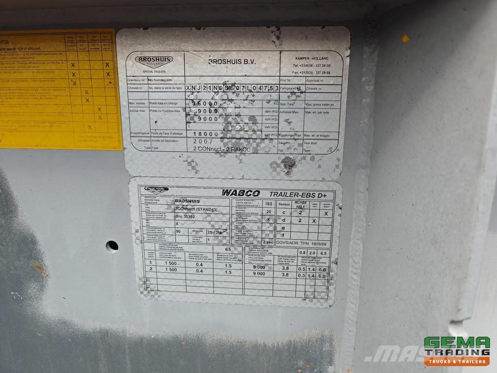 Broshuis 2CONNECT-2+2AKCC Breaker - Dutch Registration - SA Полуприцепы-Контейнеровозы