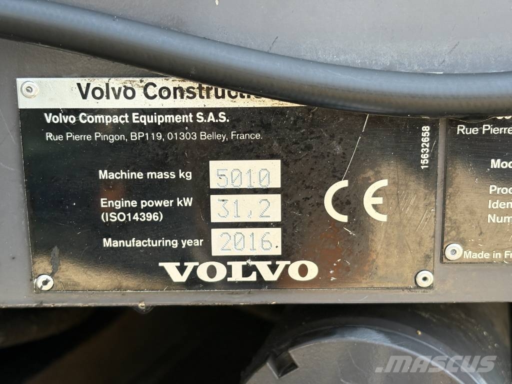 Volvo ECR 50 D Mini kotrók < 7t