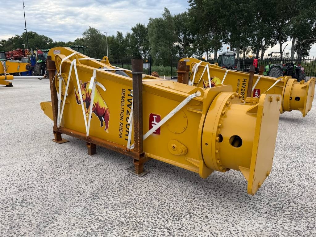  HW Metal Shear HW280 RT Machine weight 22-33 ton 破碎锤