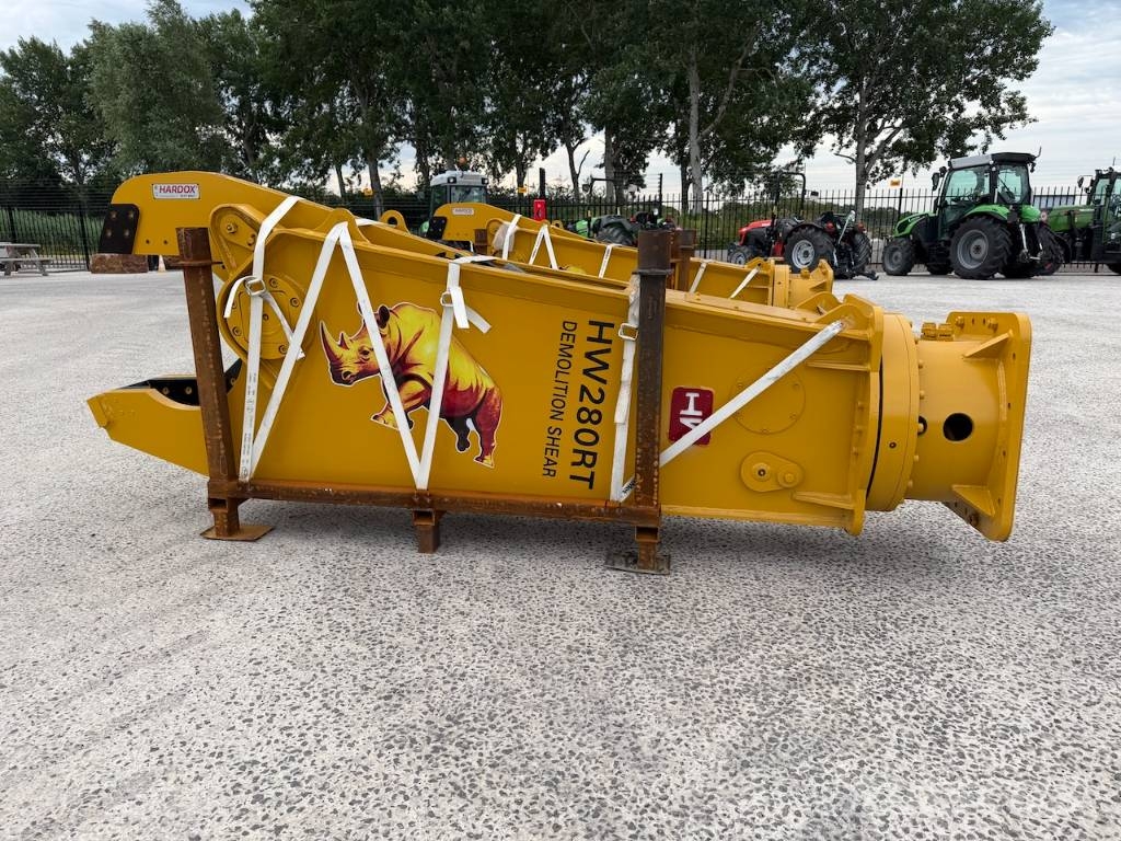  HW Metal Shear HW280 RT Machine weight 22-33 ton 破碎锤