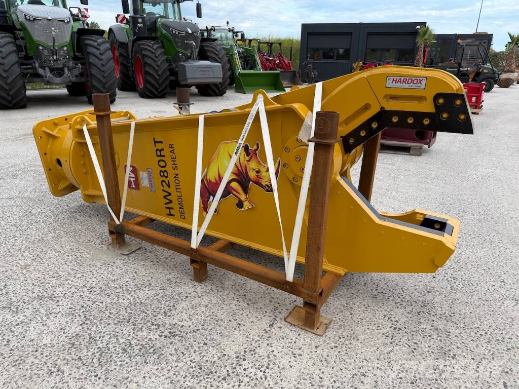  HW Metal Shear HW280 RT Machine weight 22-33 ton 破碎锤