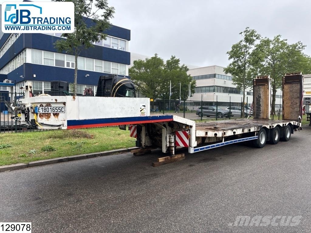 Trax Lowbed 43.000 KG, Winch Diepladers
