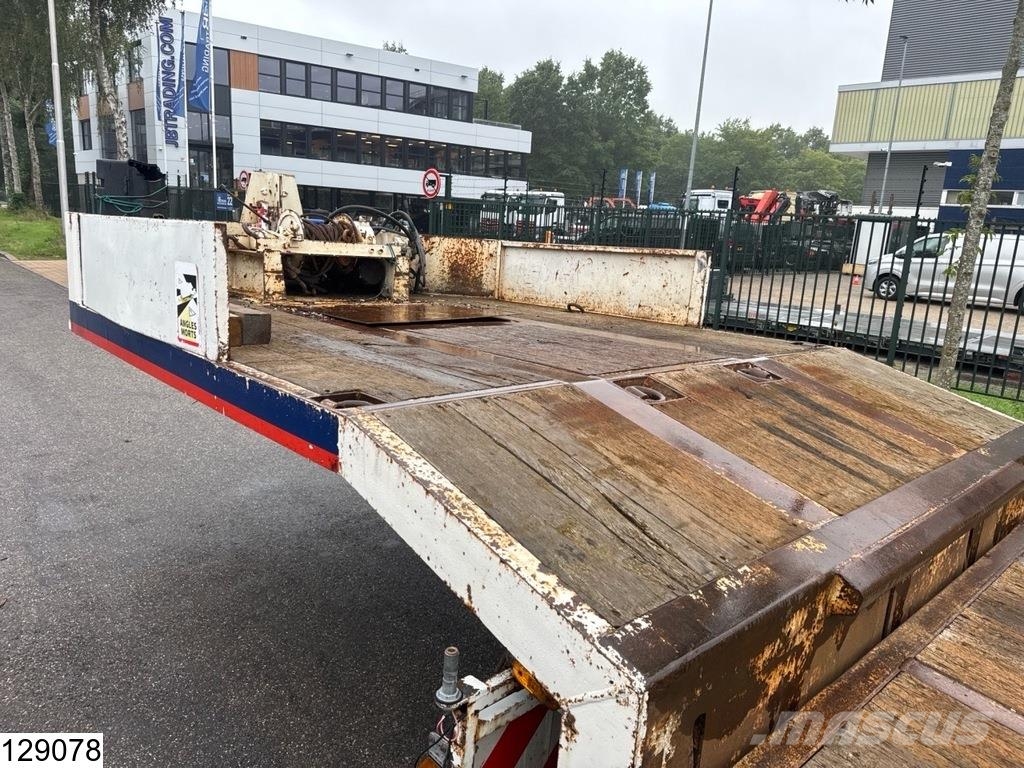 Trax Lowbed 43.000 KG, Winch Diepladers