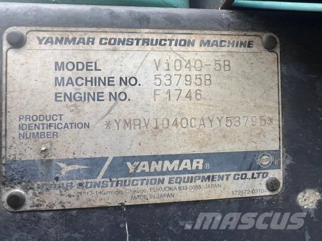Yanmar VIO40-5B 小型挖掘机