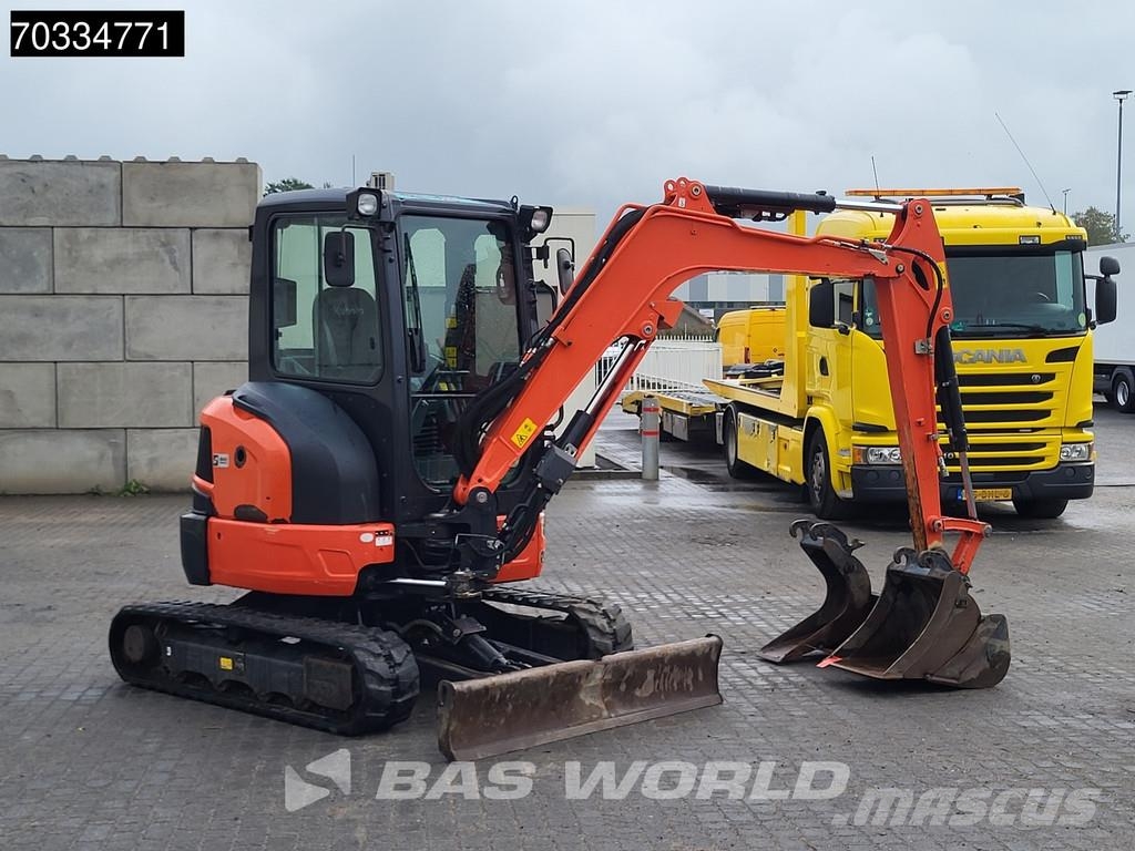 Kubota U36 -4 3 Buckets Minigraafmachines < 7t
