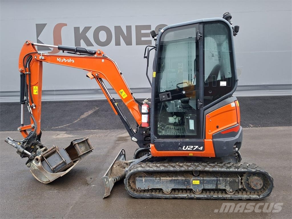Kubota U27-4 GL HI KALLISTAJA, 3-KAUHAA Minigraafmachines < 7t